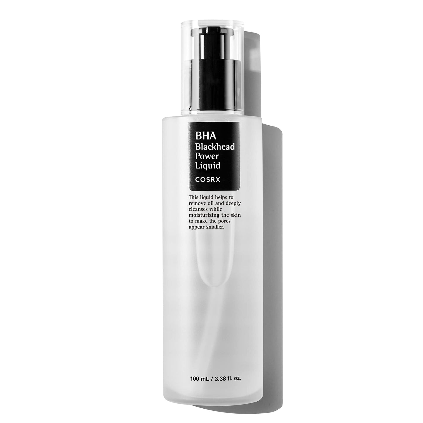 COSRX Niacinamide 2% + BHA 4% Blackhead Exfoliant Korean Toner, 3.38fl.oz