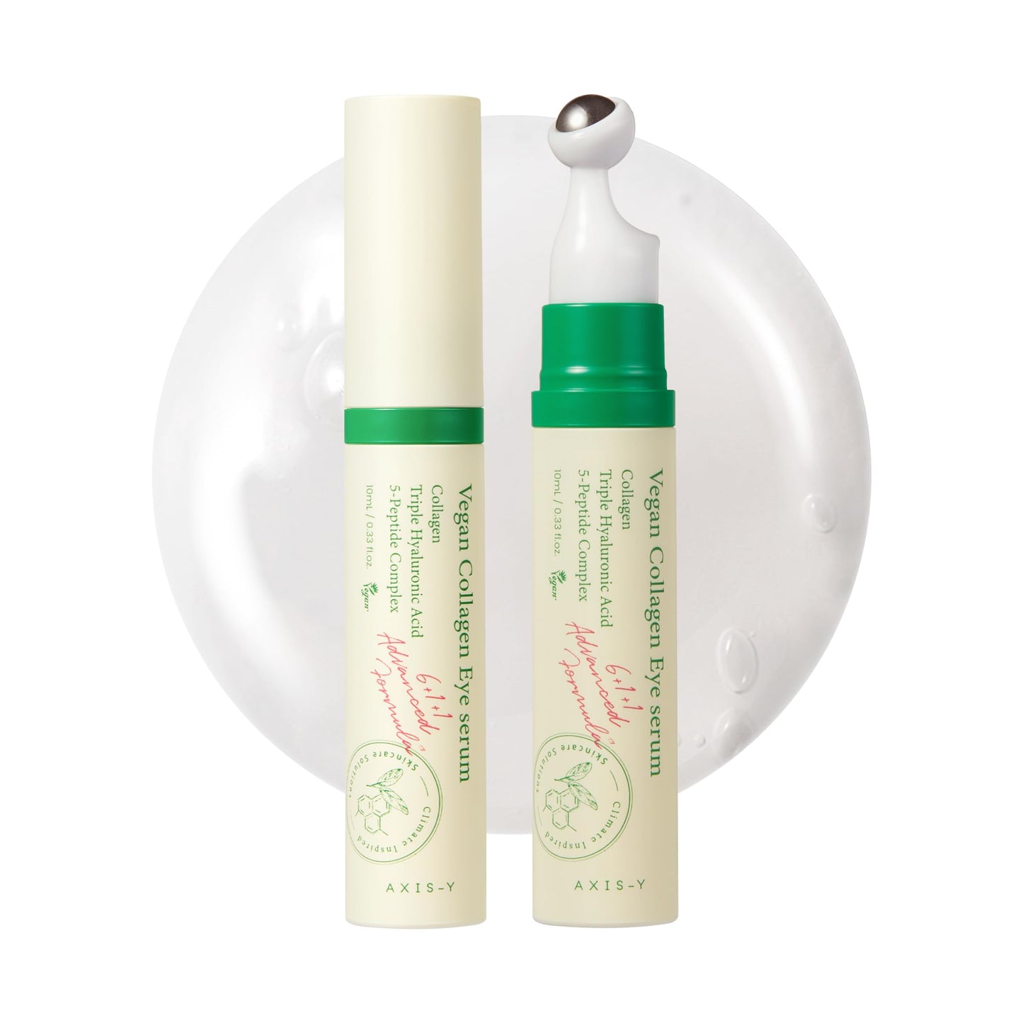 AXIS-Y Vegan Collagen Eye Serum with 2% Niacinamide, Peptides, 0.33 fl. oz.