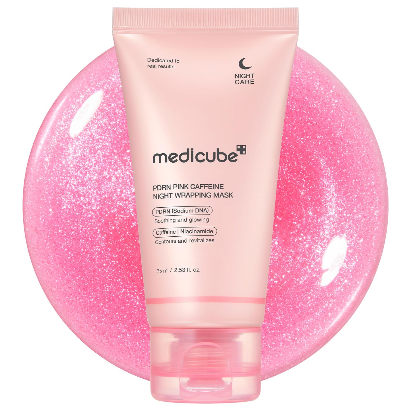 medicube Wrapping Mask PDRN Caffeine - Overnight Peel Off Facial Mask