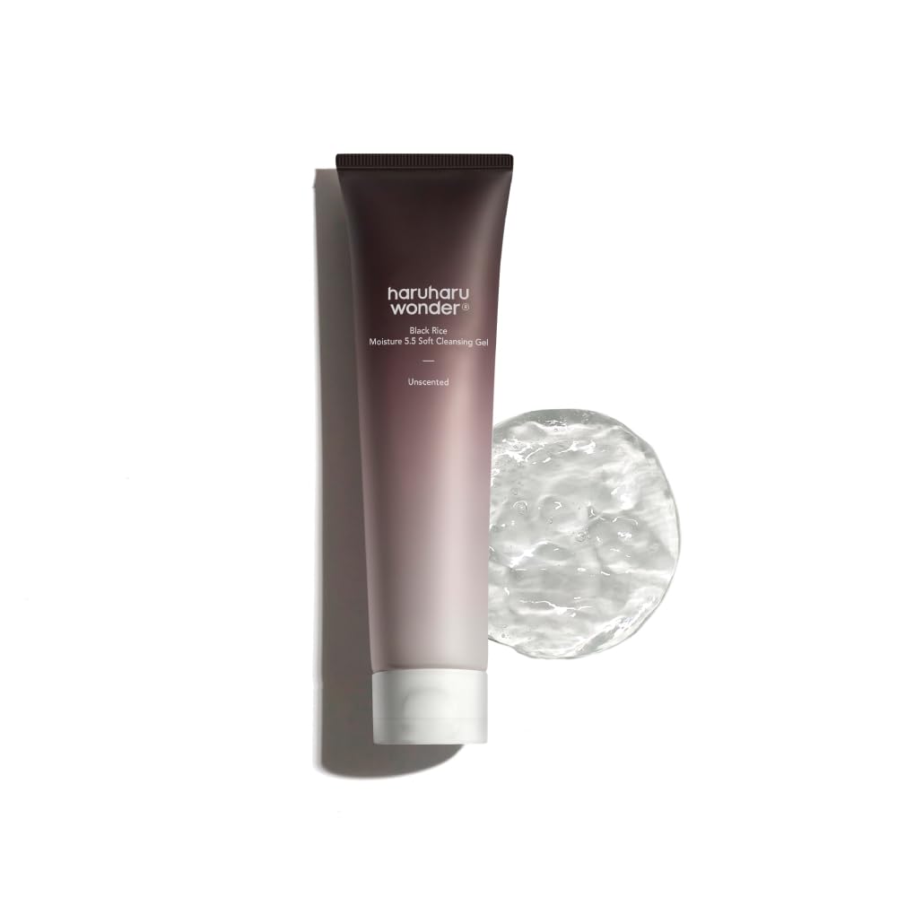 HARUHARU wonder Black Rice Moisture 5.5 Soft Cleansing Gel, 3.38 fl. oz