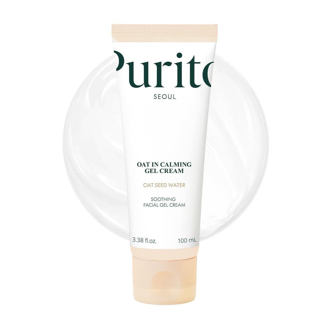 PURITO Oat Calming Gel Cream for Sensitive Skin, 3.38 fl.oz