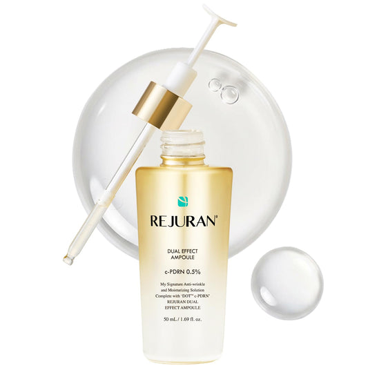 REJURAN Dual Effect Ampoule, DOT DUAL c-PDRN?? Face Serum, 1.69 fl oz