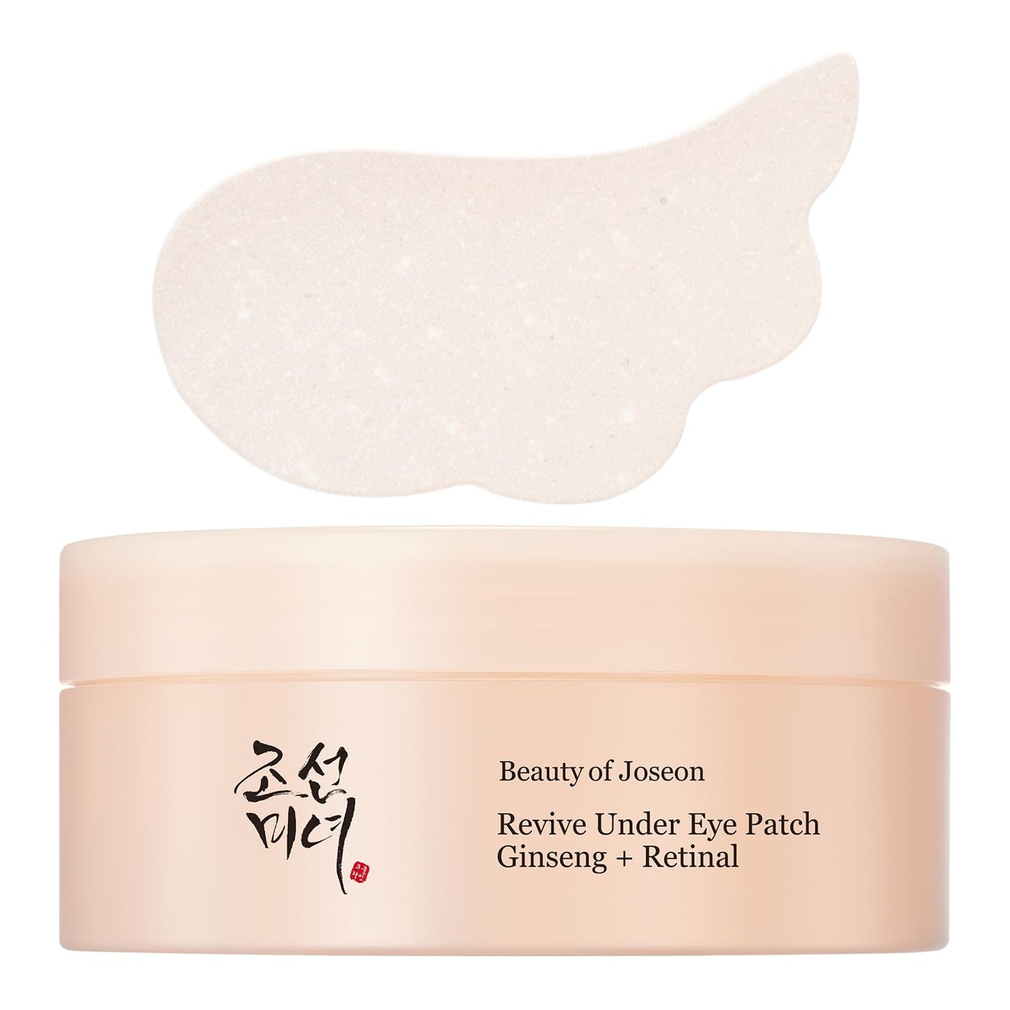 Beauty of Joseon Revive Under Eye Patch with Retinal and Ginseng, for Puffy Eyes, Fine Lines and Wrinkles, Collagen, Peptide, Adenosine and Bakuchiol, for All Skin Types, 60 Sheets, 30 Pairs