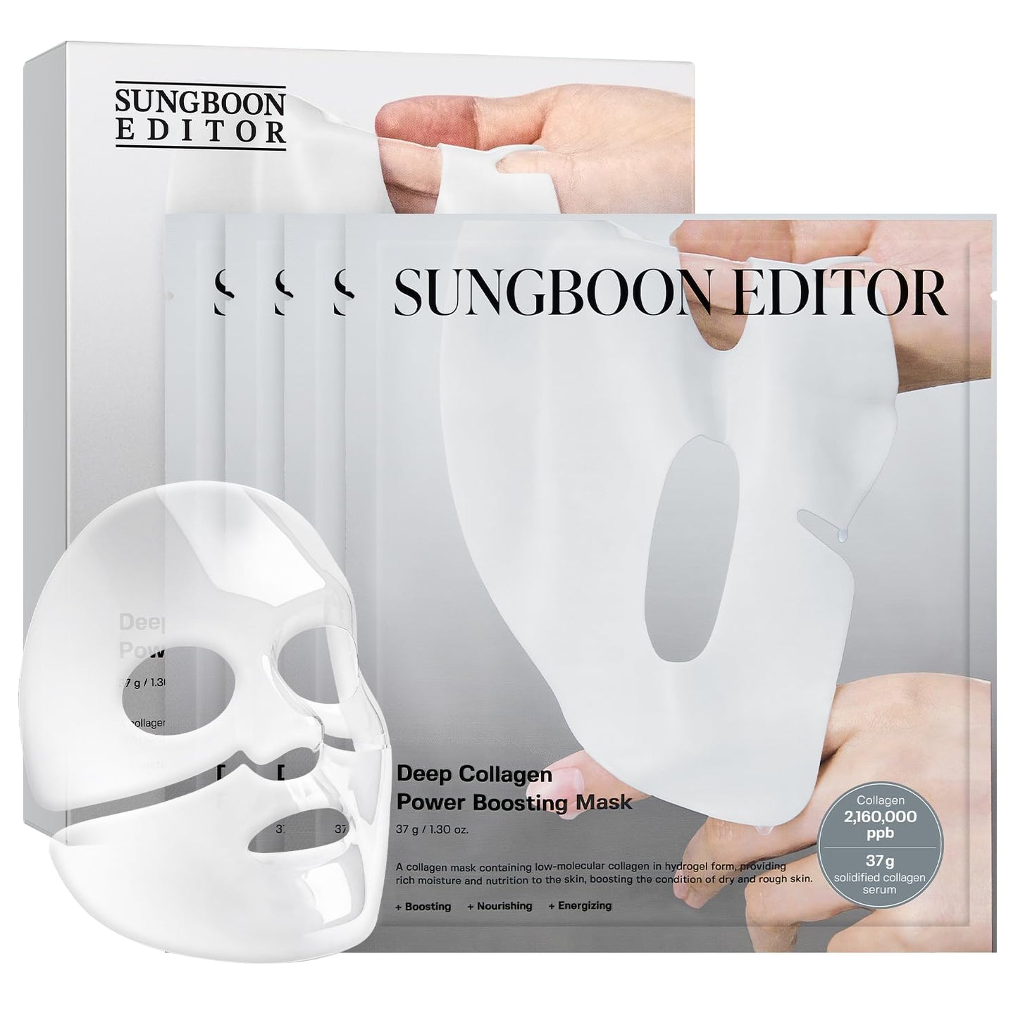 SUNGBOON EDITOR Deep Collagen Overnight Mask, Hydrating, wrinkle care, 4ea