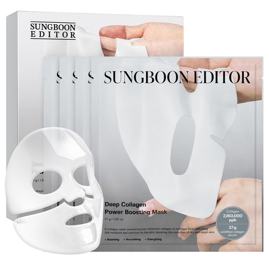 SUNGBOON EDITOR Deep Collagen Overnight Mask, Hydrating, wrinkle care, 4ea
