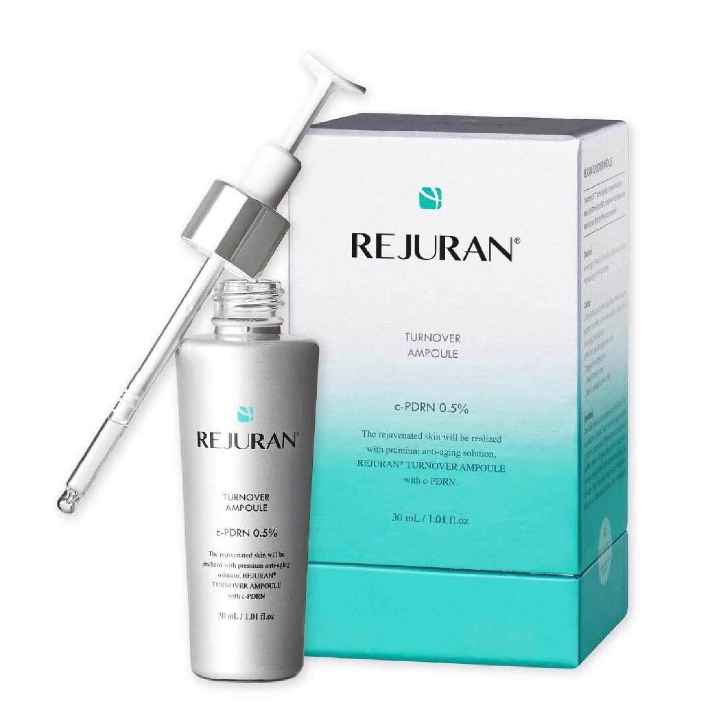 REJURAN Turnover Ampoule, c-PDRN?? Face Serum, 1.01 fl oz