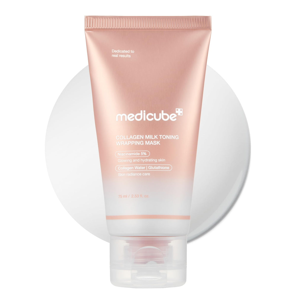 medicube Wrapping Mask Collagen Glazed Milky Glow - Daytime Peel Off Mask