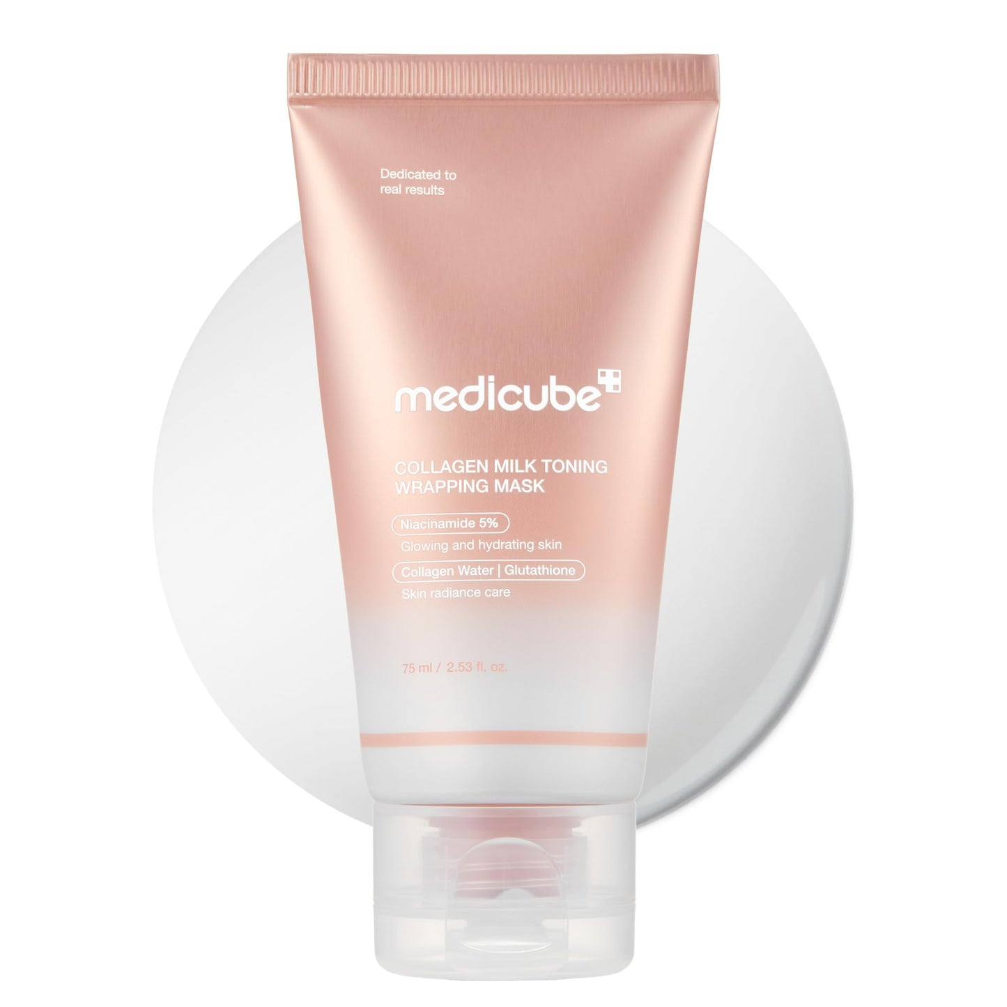 medicube Wrapping Mask Collagen Glazed Milky Glow - Daytime Peel Off Mask