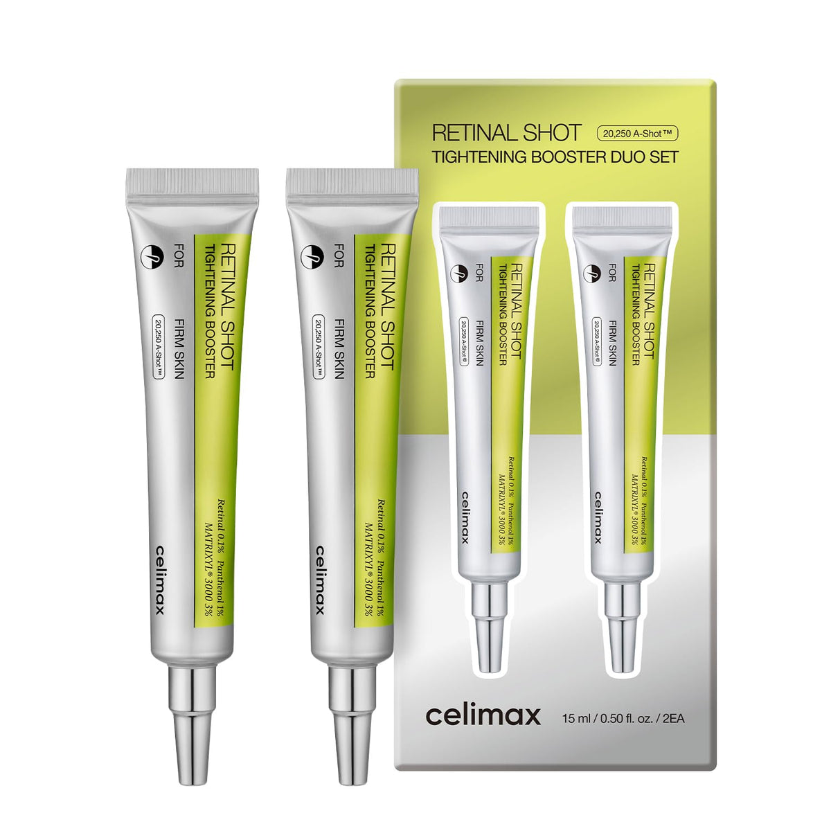 celimax The Vita A Retinal Shot Tightening Booster (Duo Set 0.51 fl.oz x 2)