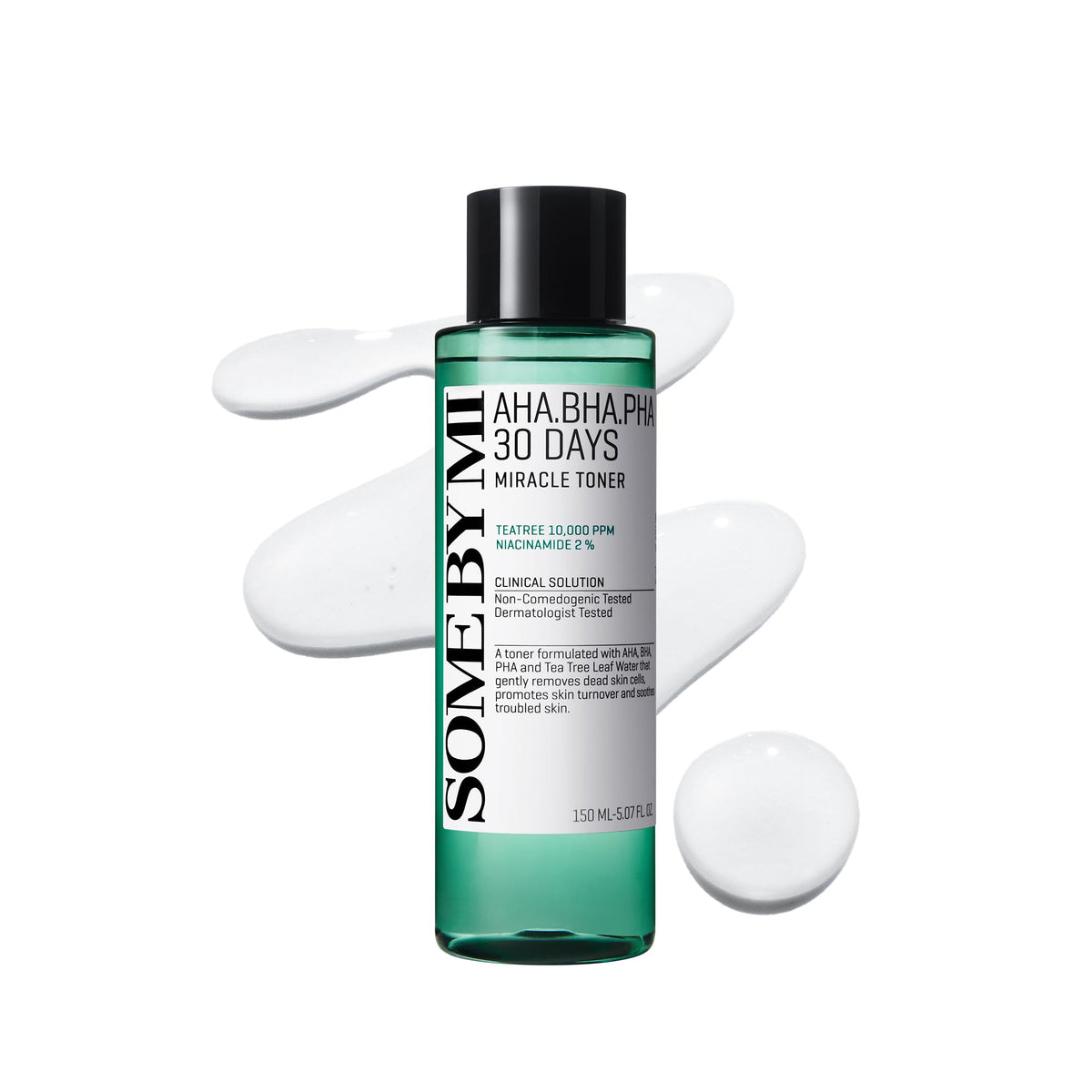 SOME BY MI AHA BHA PHA 30 Days Miracle Toner ? 5.07oz, 150ml ? Korean Refining Face Toner for All Skin Types ? Daily Pore Care & Oil Control with 2% Niacinamide ? Korean Skin Care