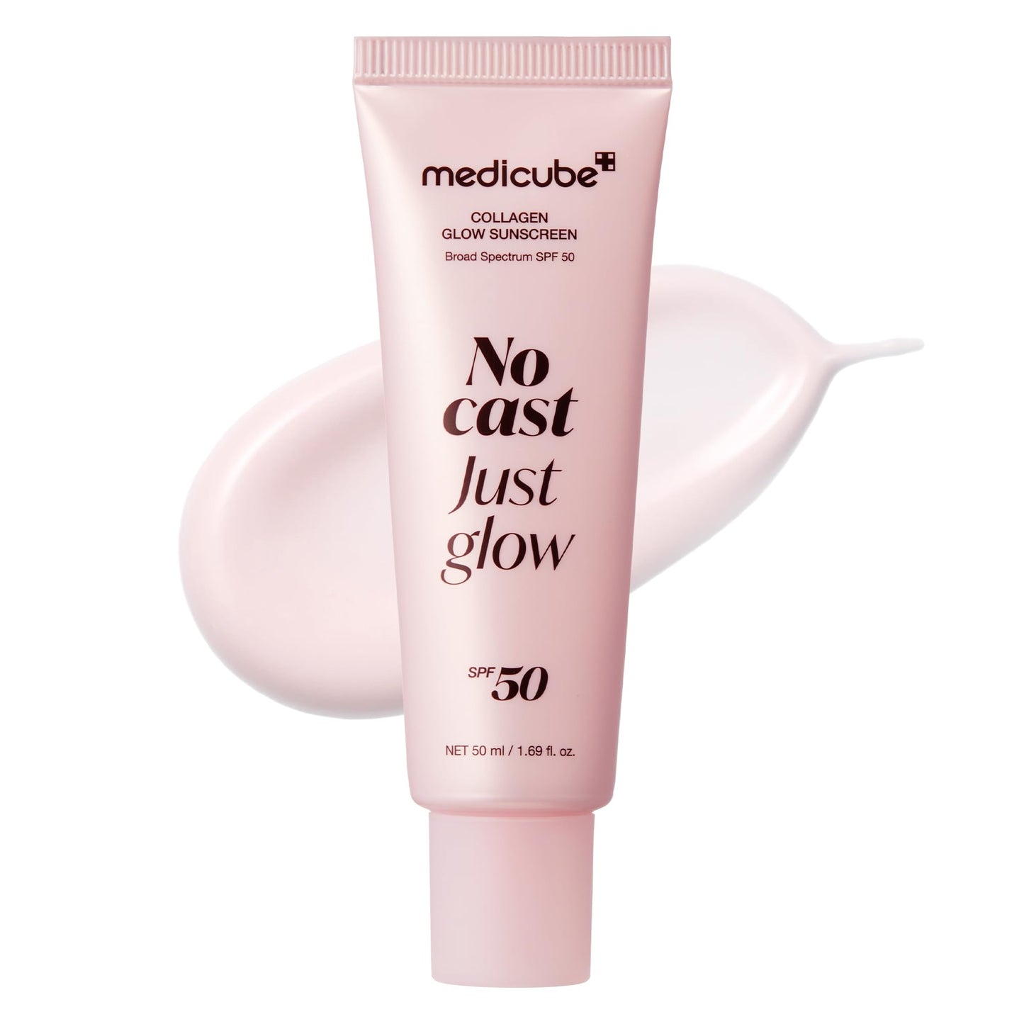medicube Sunscreen No Cast Just Glow Collagen, SPF 50