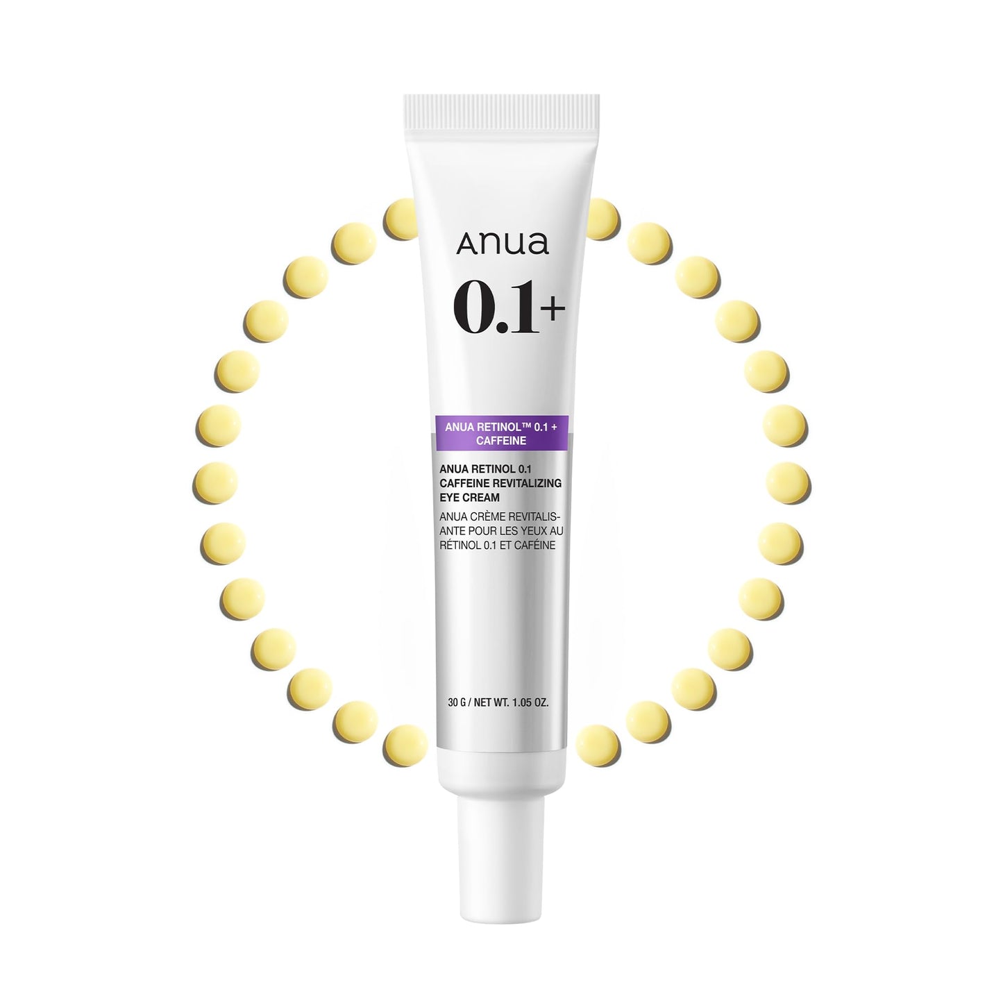 Anua Retinol 0.1 Caffeine Revitalizing Eye Cream, 1.05 fl oz