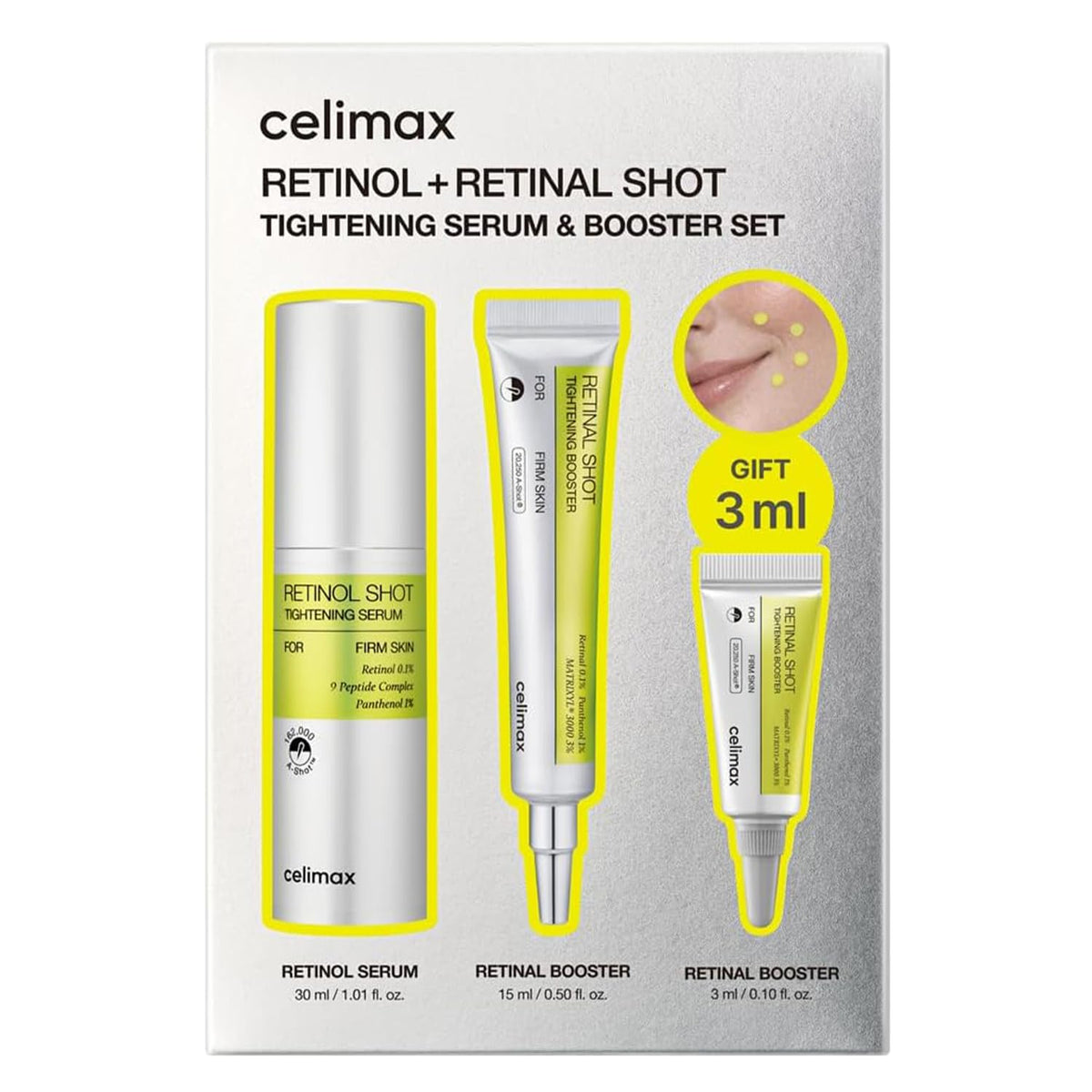 celimax The Vita A Retinal Shot Tightening Booster (Global Set, 1.61 fl.oz)