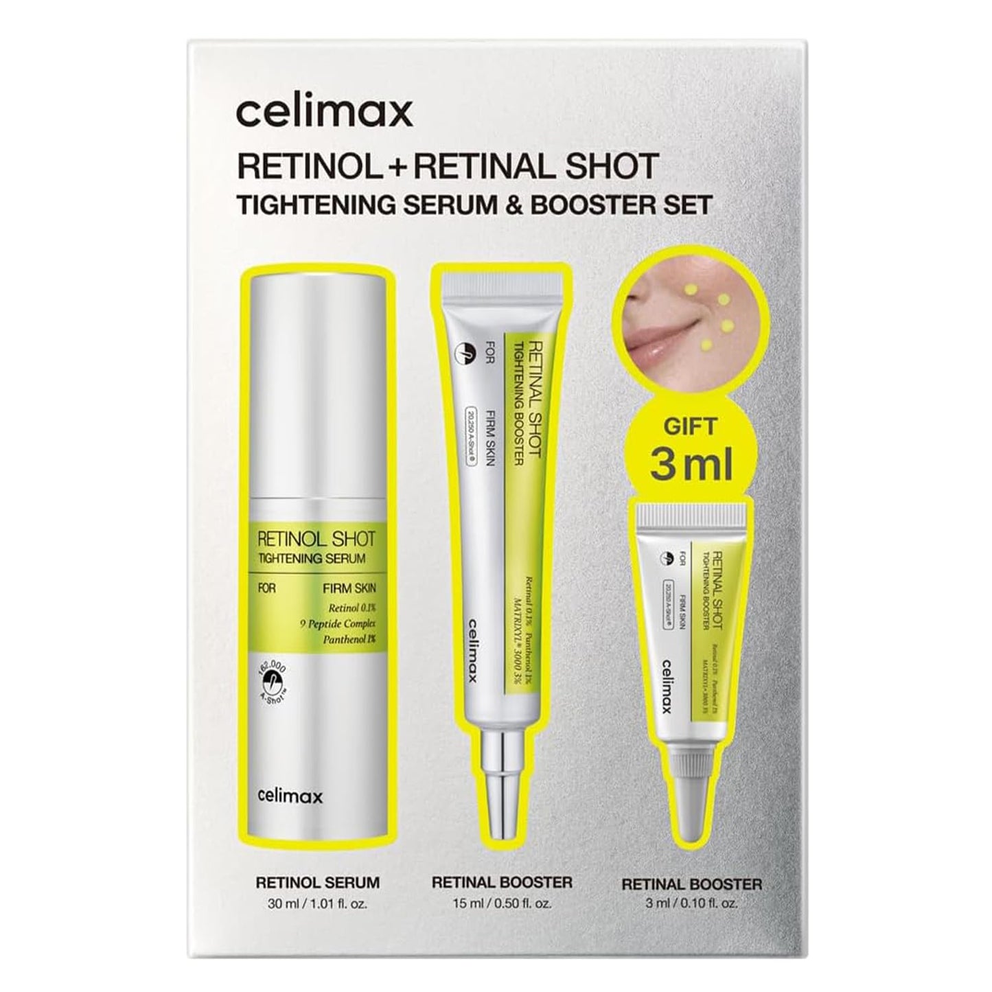 celimax The Vita A Retinal Shot Tightening Booster (Global Set, 1.61 fl.oz)