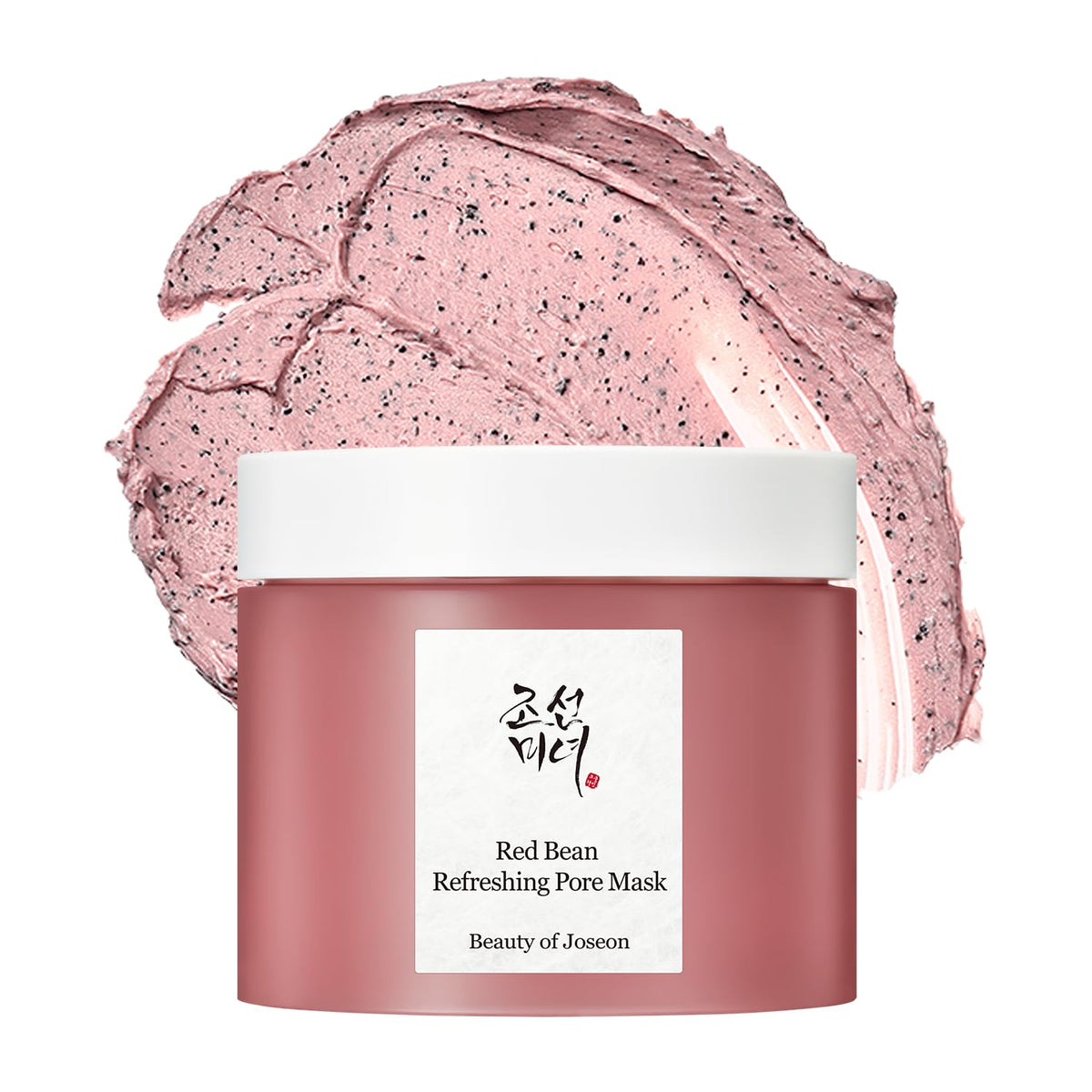 Beauty of Joseon Red Bean Pore Refreshing Mask Mud Cream Hydrating Wash Off Pack, Pore Cleansing Exfoliator, Korean Skin Care for Men and Women 140ml, 4.73 fl.oz