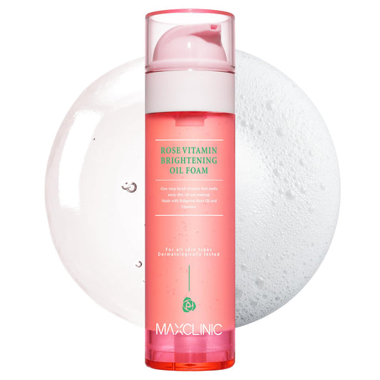 K Beauty Rose Vitamin Oil To Foam