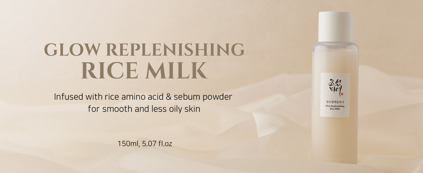 Glow Replenishing Rice Milk Tônico de Controle de Oleosidade