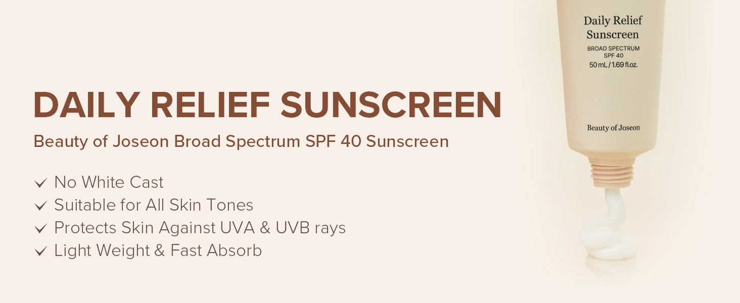 Daily Relief Sunscreen SPF 40