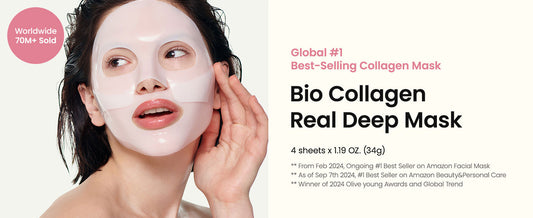 Bio-Collagen Máscara Real Deep (4 unidades)