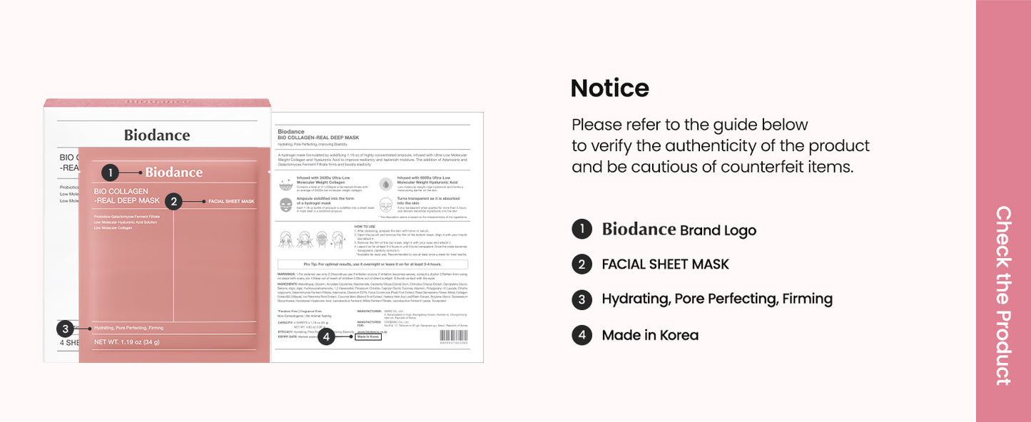 Bio-Collagen Real Deep Mask (4ea)