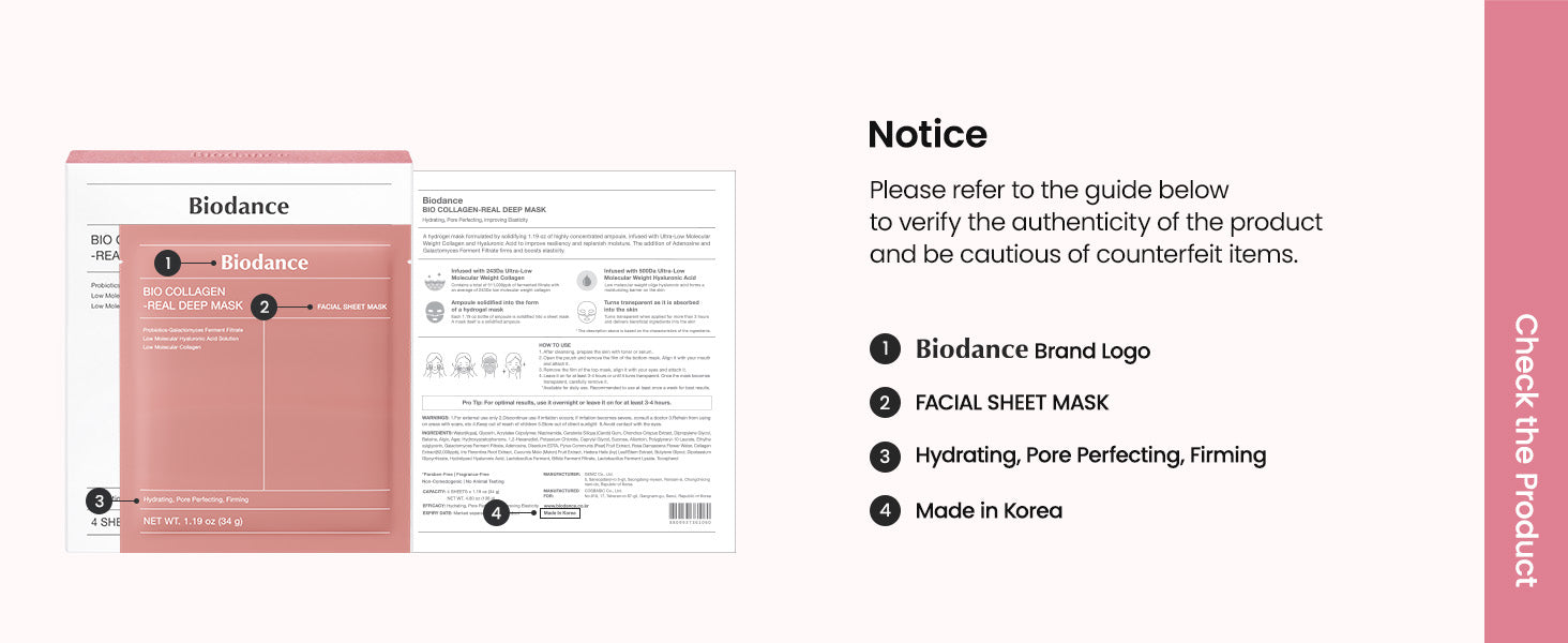 Bio-Collagen Real Deep Mask (4ea)