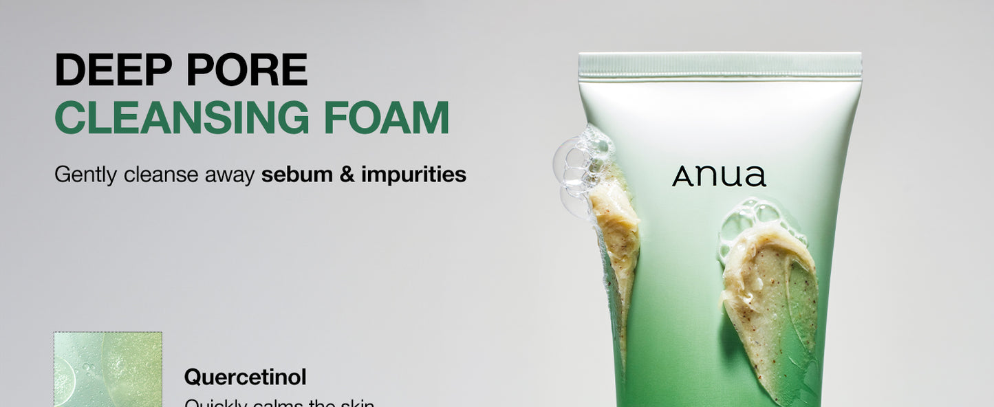 Espuma de Limpeza Profunda de Heartleaf