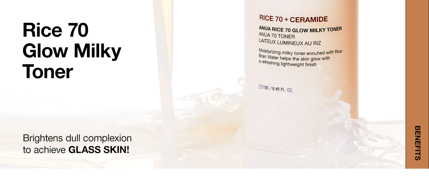 Tônico Milky Glow de Arroz 70