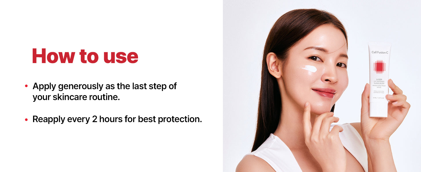 Protector Solar Facial Cell Fusion C Laser UV Defense SPF 50, Sin Rastro Blanco y Acabado Mate, Phyto PDRN para Recuperación de la Piel, Protector Solar Coreano para Rostro, 50ml / 1.69 fl.oz