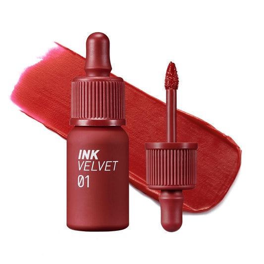 Peripera Ink the Velvet Lip Tint, Cor de Alta Pigmentação, Longa Duração, Leve, Não Testado em Animais, Sem Glúten, Sem Parabenos