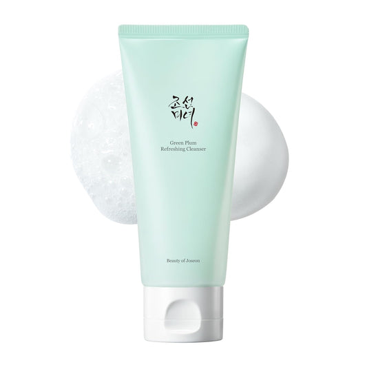 Beauty of Joseon Gel de Limpeza Refrescante Ameixa Verde Tipo Cleanser, Limpeza Profunda dos Poros, Lavagem Facial para Acne, Removedor de Cravos para Todos os Tipos de Pele, Cuidados com a Pele Coreana 100ml, 3.38 fl.oz