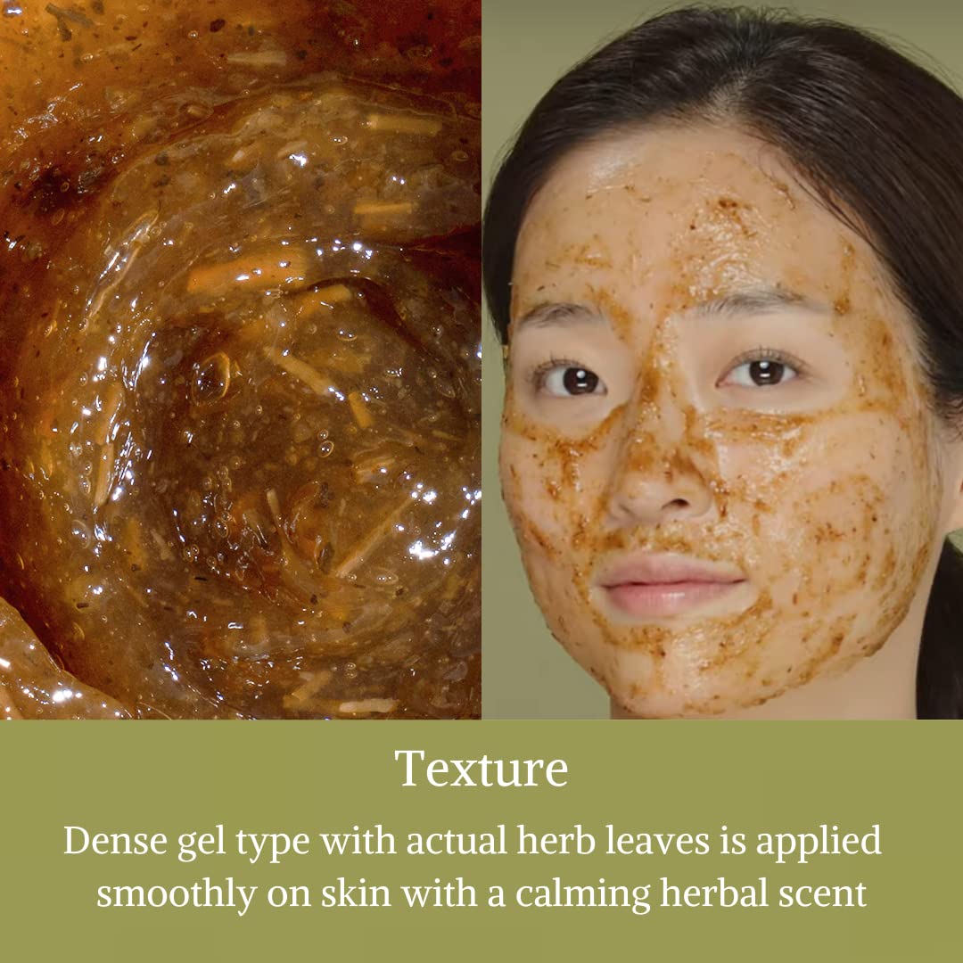  [I'm from] Máscara de Artemísia 115 ml | Erva Natural, Árvore do Chá, Enxágue, Refrescante e Calmante Rápido para Erupções, para Pele Sensível