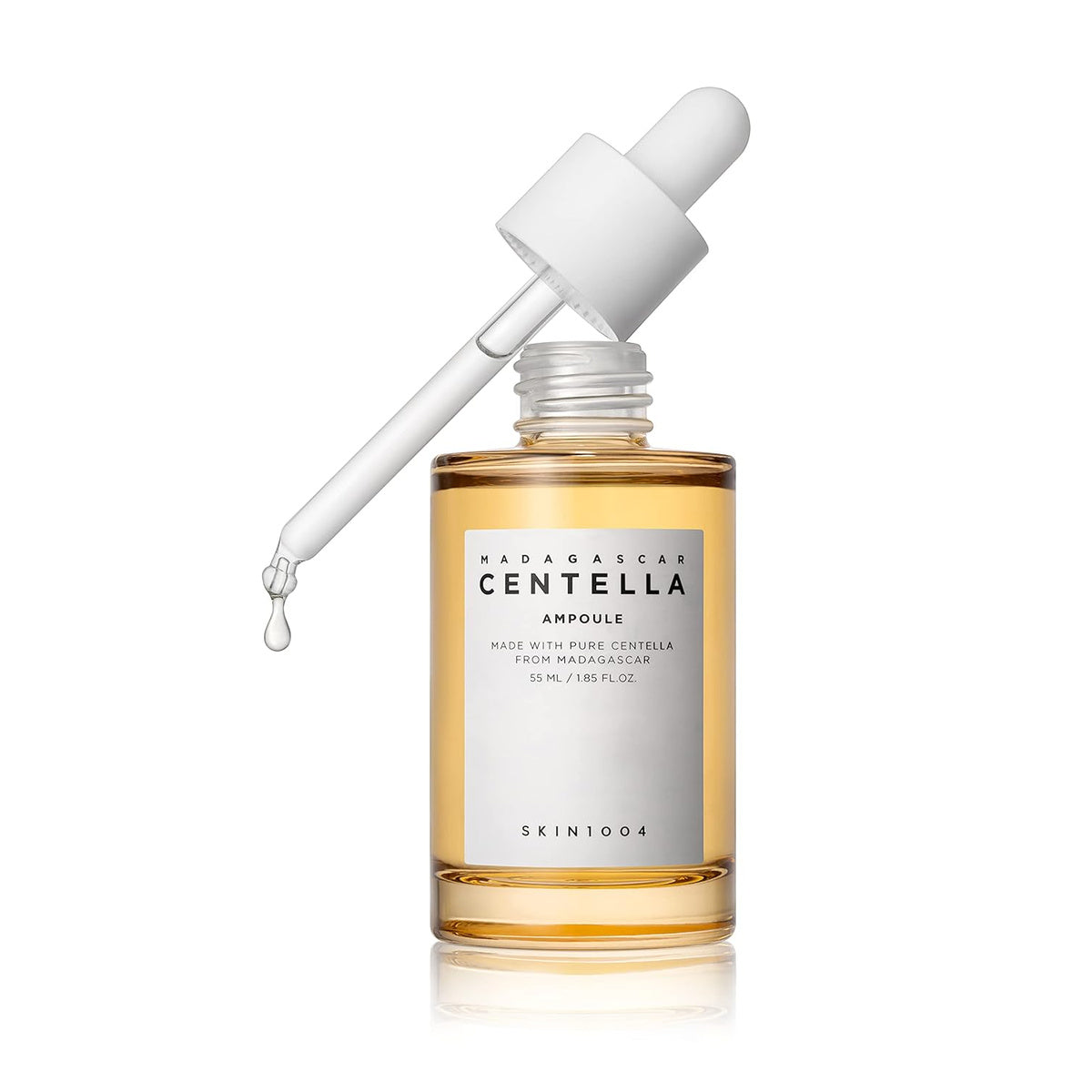 SKIN1004 Suero Facial Ampolla Centella Asiática de Madagascar 1.85 fl.oz, 55ml, Calma Piel Propensa al Acné y Sensible