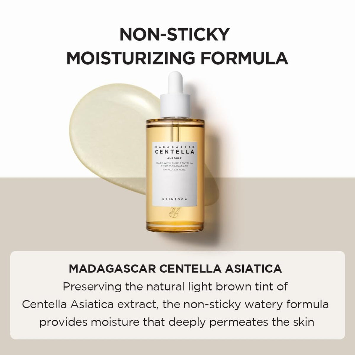SKIN1004 Suero Facial Ampolla Centella Asiática de Madagascar 1.85 fl.oz, 55ml, Calma Piel Propensa al Acné y Sensible