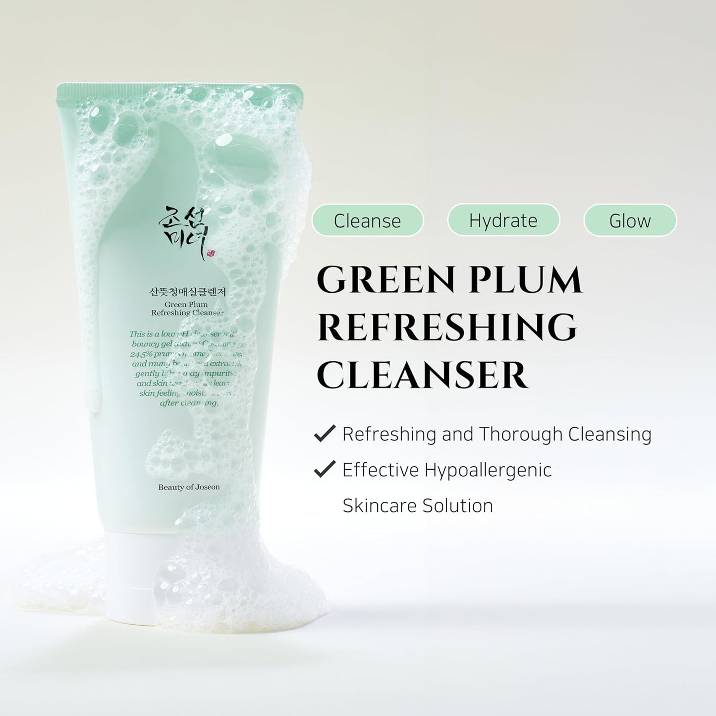 Limpador Refrescante de Ameixa Verde