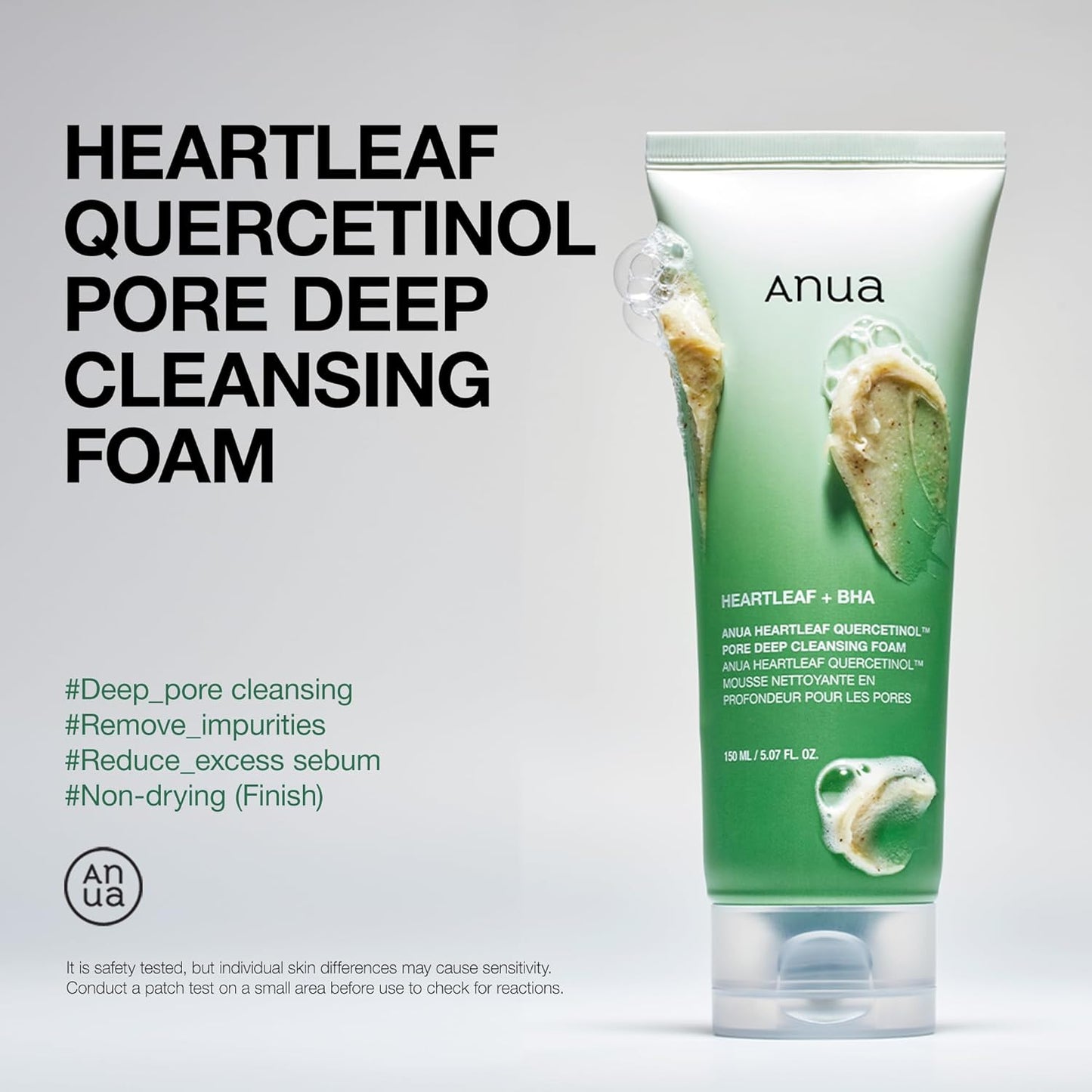 Espuma de Limpeza Profunda de Heartleaf