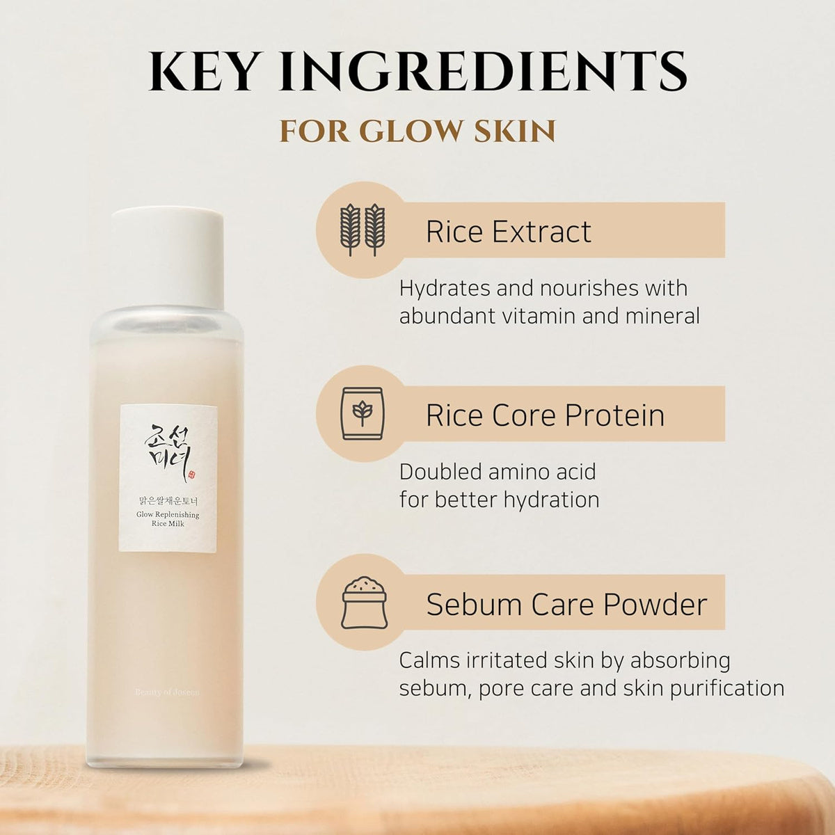 Beauty of Joseon Tónico Facial de Arroz Replenecedor Glow para Piel Grasa y Mixta Hidratación Coreana Equilibrante 150ml, 5.07 fl.oz
