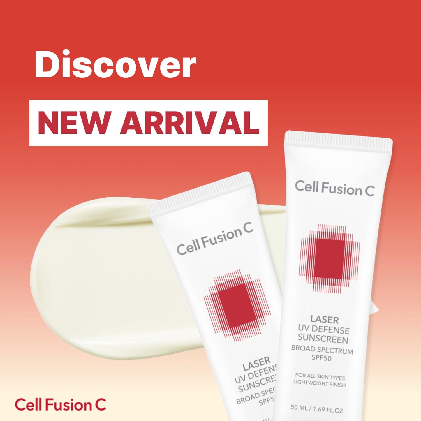 Protector Solar Facial Cell Fusion C Laser UV Defense SPF 50, Sin Rastro Blanco y Acabado Mate, Phyto PDRN para Recuperación de la Piel, Protector Solar Coreano para Rostro, 50ml / 1.69 fl.oz