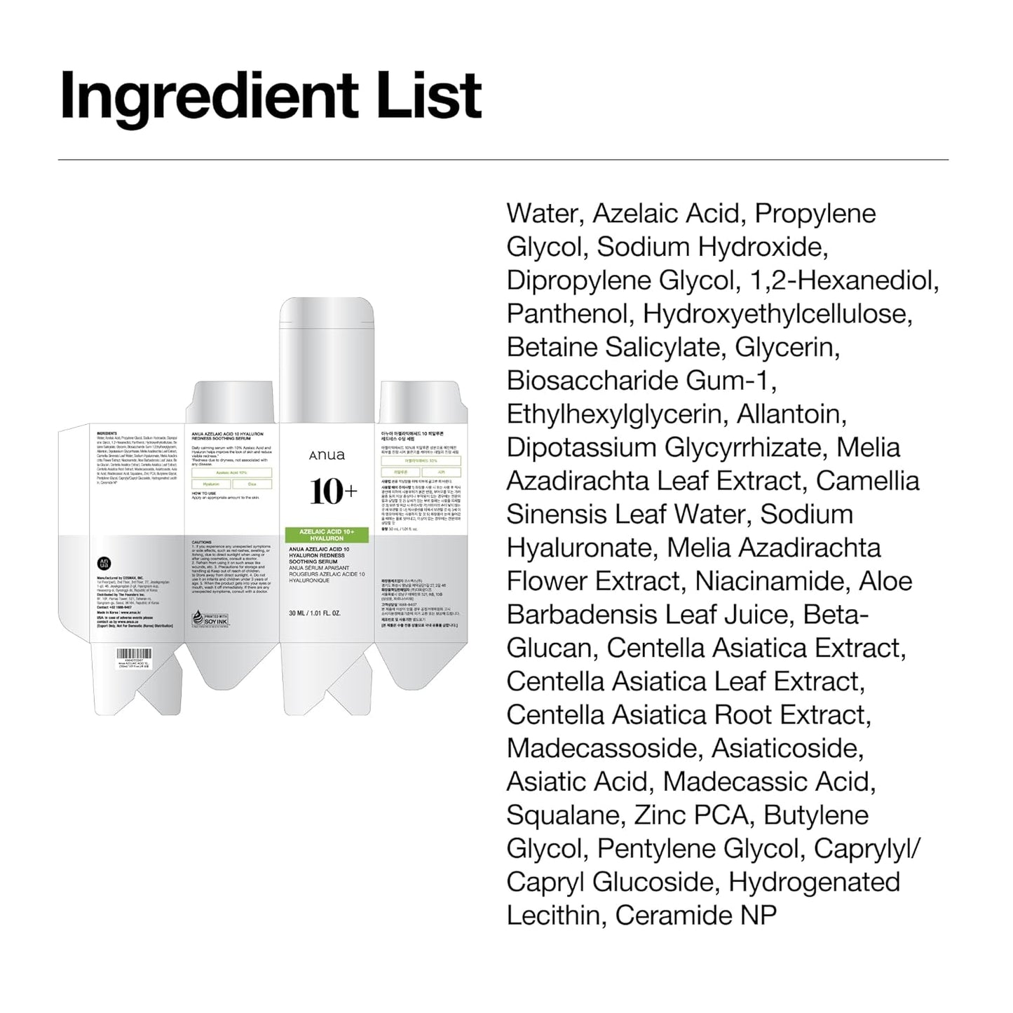 Sérum de Ácido Azelaico 10 + Hialurônico